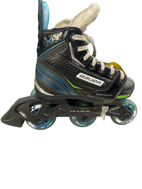Vist Large View of Product Image Which is Used Bauer XLP Junior Rec Fitness Skates Black Adjustable