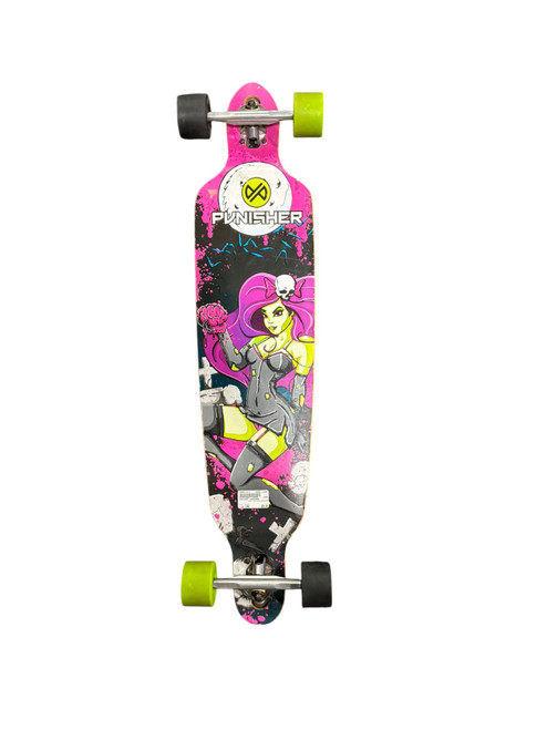 Vist Large View of Product Image Which is Used PUNISHER LONGBOARD Longboard Purple Long