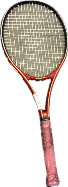 Vist Large View of Product Image Which is Used Dunlop Racquets MASTER PLUS CERAMIC Adult Tennis Racquet Red 4 1/8"