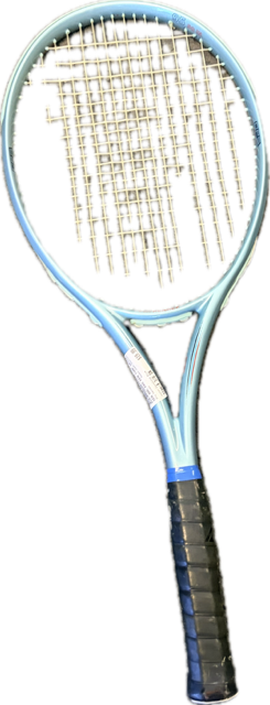 Vist Large View of Product Image Which is Used Pro Kennex COMP DESTINY Adult Tennis Racquet Carolina Blue 4 3/8"