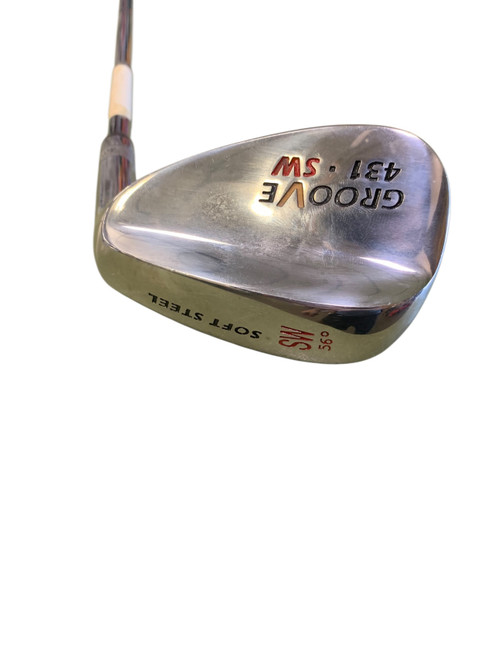 Vist Large View of Product Image Which is Used GROOVE 431 SW Golf Wedge Mens RH Sand Wedge