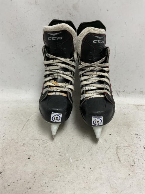Vist Large View of Product Image Which is Used CCM JETSPEED 250 Youth Hockey Skate Black And Red Youth 12.0