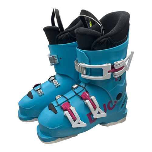 Vist Large View of Product Image Which is Used Alpina DUO 3 Girls DH Ski Boot Carolina Blue 225 MP - J04.5 - W5.5