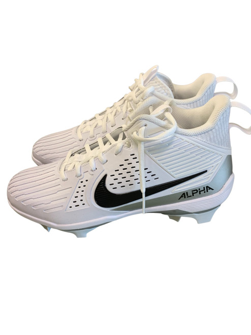 Vist Large View of Product Image Which is Used Nike Adult FB Cleats White Senior 8.5