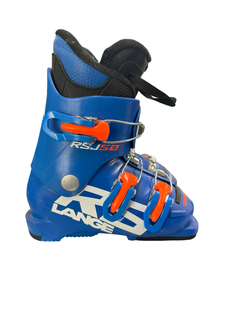 Vist Large View of Product Image Which is Used Lange RS LANGE Boys DH Ski Boot Royal Blue 175 MP - Y11