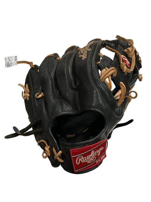 Vist Large View of Product Image Which is Used Rawlings GGE1151B BB/SB Glove RH Throw Black 11 1/2"