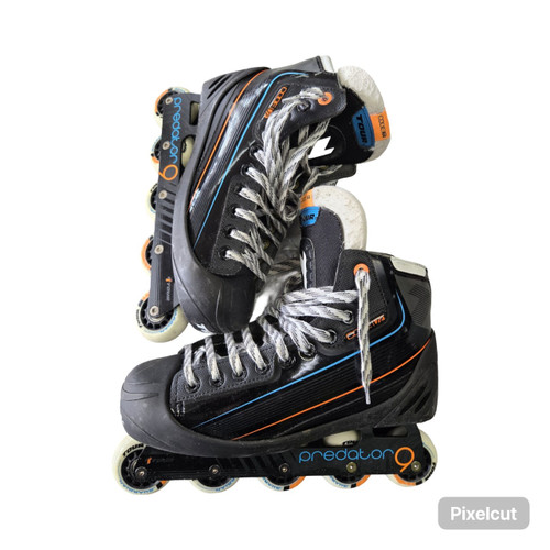 Vist Large View of Product Image Which is Used Tour Skate CODE 72 GOALIE ROLLER HOCKEY SZ9.5 Roller Hockey Skates Black Senior 9.5