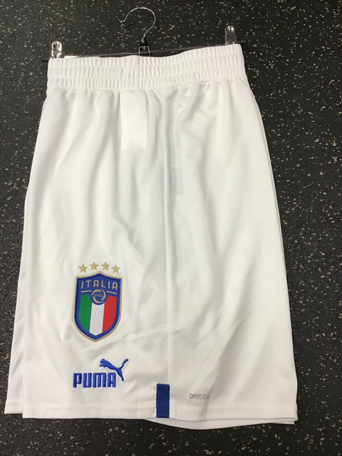 Vist Large View of Product Image Which is NEW Puma ITALIA SHORTS Soccer Shorts Adt White XL