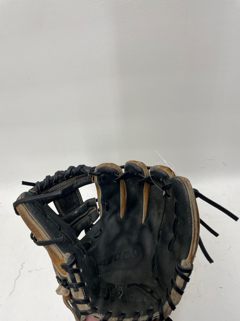 Vist Large View of Product Image Which is Used Wilson A2000 1788 BB/SB Glove RH Throw Brown And Black 11 1/4"