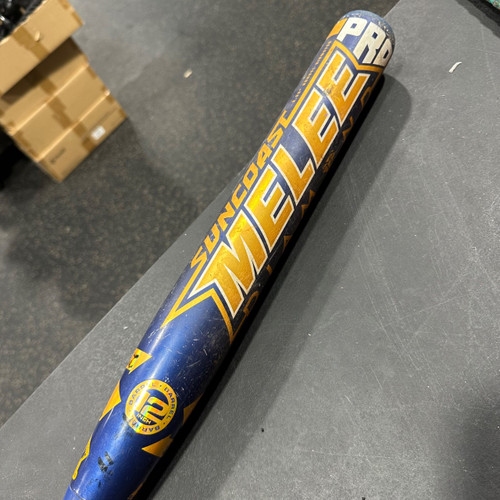 Vist Large View of Product Image Which is Used SUNCOAST MELEE DIAMOND PRO BB/SB Fastpitch Bat 34"