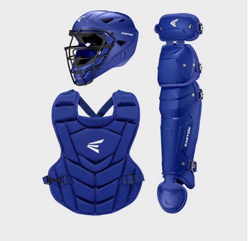 Vist Large View of Product Image Which is New EASTON ROYAL MEDIUM BLACK MAGIC 3.0 YOUTH CATCHER SET