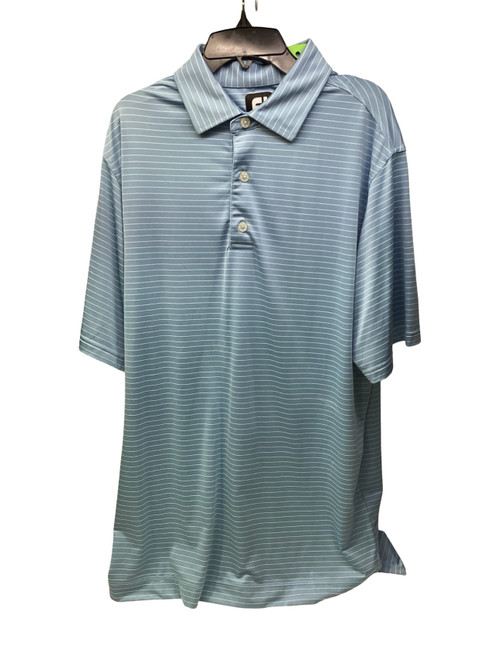 Vist Large View of Product Image Which is Used FootJoy (Already In As Foot Joy) S.S. Golf Shirt M Carolina Blue MD