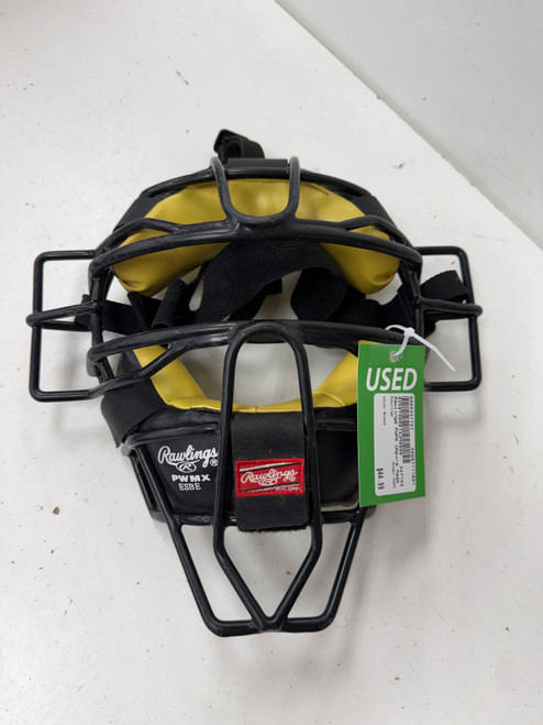 Vist Large View of Product Image Which is Used Rawlings PWMX Umpire Mask Black