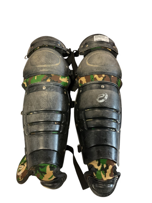 Vist Large View of Product Image Which is Used BoomBah SHIN GUARDS CAMO Catchers Leg Guards Camouflage Intermed