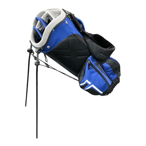 Vist Large View of Product Image Which is Used Intech ZRX 7 WAY Mens Stand Bag Navy Blue