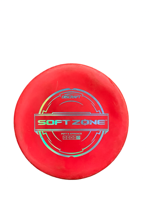 Vist Large View of Product Image Which is Used Discraft SOFT ZONE Disc Golf Putter Red