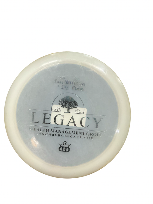 Vist Large View of Product Image Which is Used Dynamic Discs LEGACY WEALTH MANAGEMENT Disc Golf Driver White