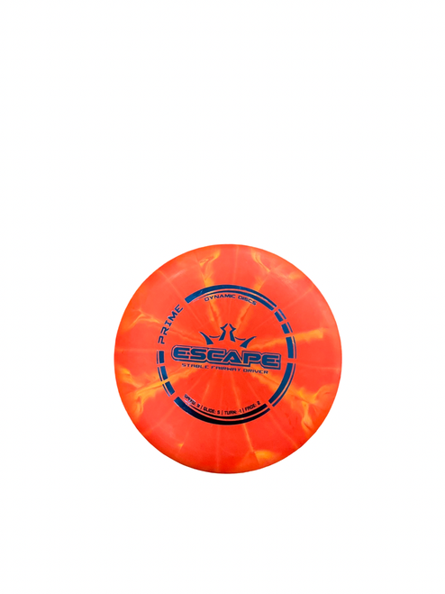 Vist Large View of Product Image Which is Used Dynamic Discs ESCAPE Disc Golf Driver Orange