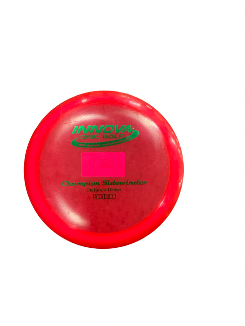 Vist Large View of Product Image Which is Used Innova CHAMION SIDEWIDER Disc Golf Driver Red