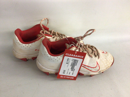 Vist Large View of Product Image Which is Used Nike DIAMOND BB/SB Cleats Red And White Junior 04