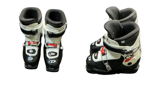 Vist Large View of Product Image Which is Used Dalbello CX Boys DH Ski Boot White/Black/Red 225 MP - J04.5 - W5.5