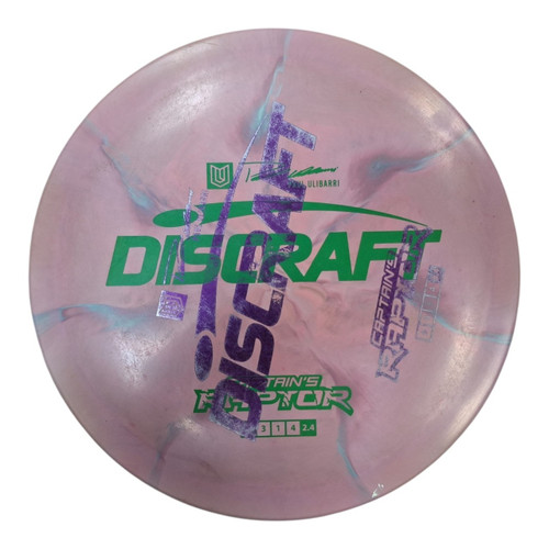 Vist Large View of Product Image Which is Used Discraft CAPTAINS RAPTOR Disc Golf Driver Pink 173g