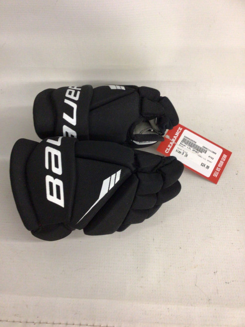 Vist Large View of Product Image Which is Used Bauer LIL SPORT Youth Gloves Black 9"