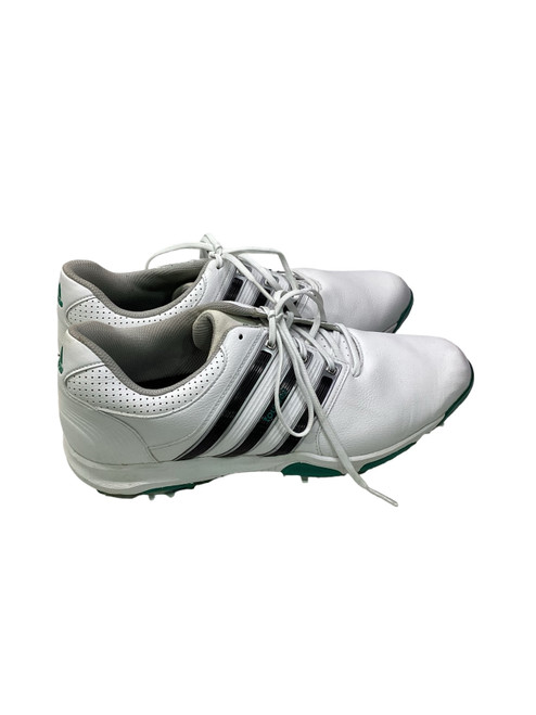 Vist Large View of Product Image Which is Used Adidas Mens Golf Shoes White Senior 11.5