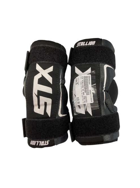 Vist Large View of Product Image Which is Used STX STALLION 50 ARM PAD XS Lacrosse Arm Pads/Guards Black XS