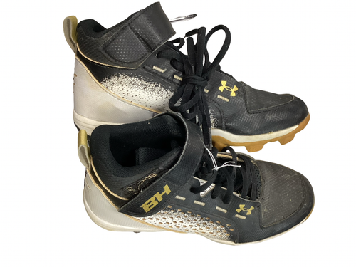 Vist Large View of Product Image Which is Used Under Armour BH BB/SB Cleats Black Junior 03