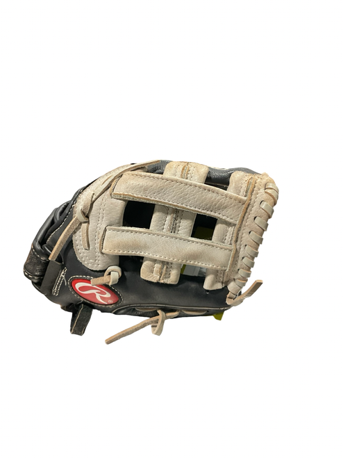 Vist Large View of Product Image Which is Used Rawlings SURE CATCH BB/SB Glove RH Throw Black 11"