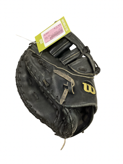 Vist Large View of Product Image Which is Used Wilson A2000 BB/SB First Base LH Throw Black 12"