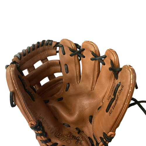 Vist Large View of Product Image Which is Used Rawlings PRO SELECT BB/SB Glove RH Throw Brown 11"