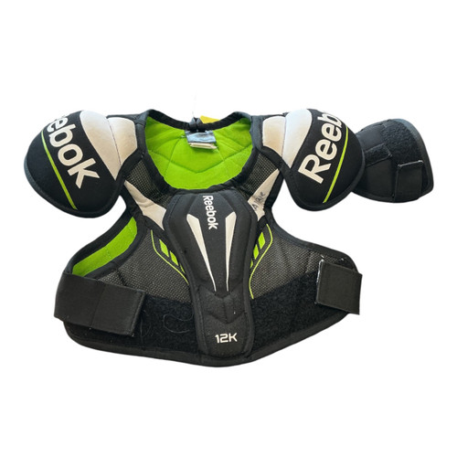 Vist Large View of Product Image Which is Used Reebok 12K SHOULDER PADS Junior Shoulder Pads MD