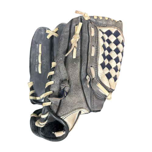 Vist Large View of Product Image Which is Used Mizuno PROSPECT Softball Glove Left Hand Throw Grey 11"