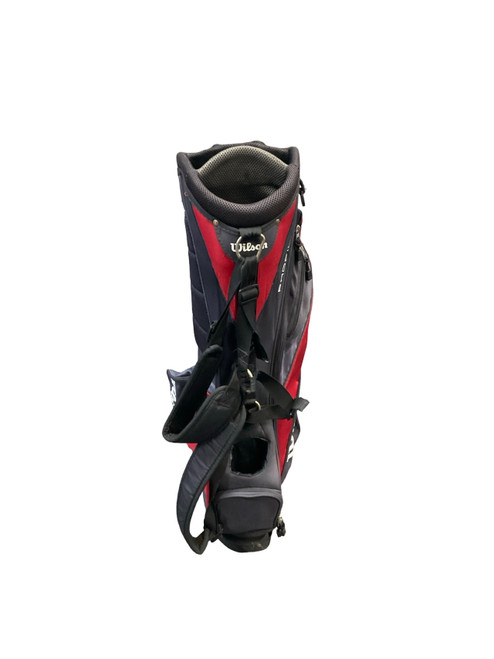 Vist Large View of Product Image Which is Used Wilson PROFILE Mens Stand Bag Black