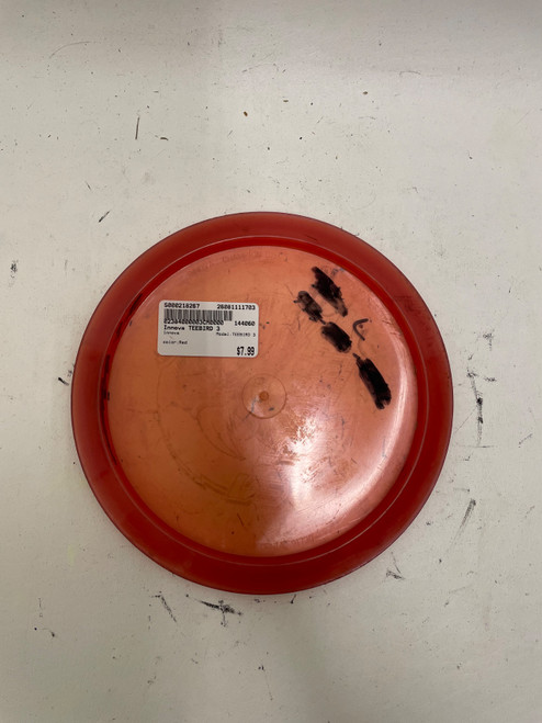 Vist Large View of Product Image Which is Used Innova TEEBIRD 3 Disc Golf Driver Red