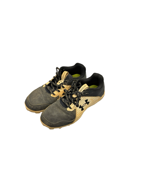 Vist Large View of Product Image Which is Used Under Armour BASEBALL BB/SB Cleats Black Senior 6