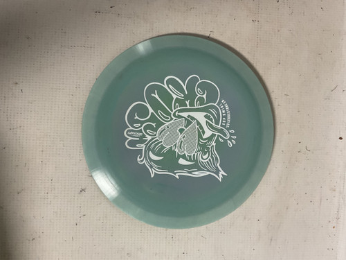 Vist Large View of Product Image Which is Used Discraft ESP CRUSH Disc Golf Driver Turquoise