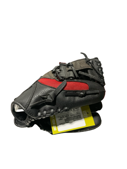 Vist Large View of Product Image Which is Used Mizuno POWER CLOSE GLOVE BB/SB Glove T-ball Black 10"