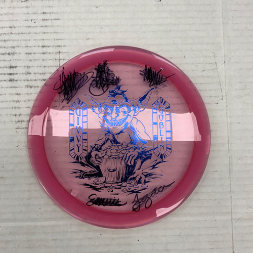 Vist Large View of Product Image Which is Used Clash Discs SUNNY LOTUS Disc Golf Driver Pink 175g