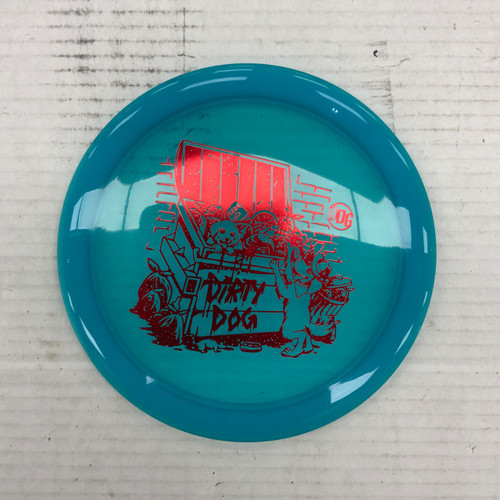 Vist Large View of Product Image Which is Used DDG DIRTY DOG Disc Golf Driver Royal Blue 175g
