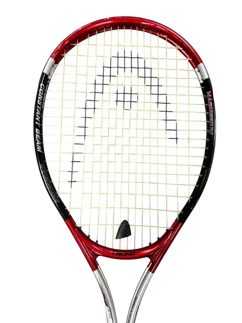 Vist Large View of Product Image Which is Used Head MAGNESIUM 1500 Adult Tennis Racquet Red 4 3/8"