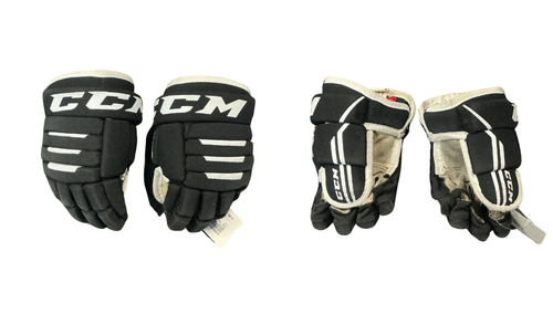 Vist Large View of Product Image Which is Used CCM TACKS 4R2 Youth Gloves Black 9"