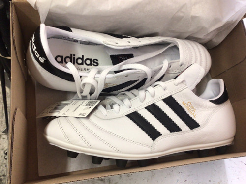 Vist Large View of Product Image Which is Used Adidas COPA MUNDIAL Soccer Cleats White And Black Senior 8.5