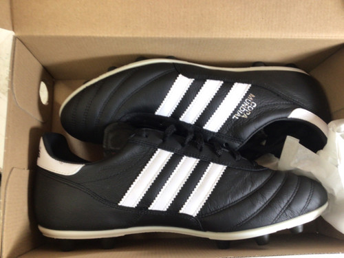 Vist Large View of Product Image Which is Used Adidas COPA MUNDIAL Soccer Cleats Black And White Senior 9