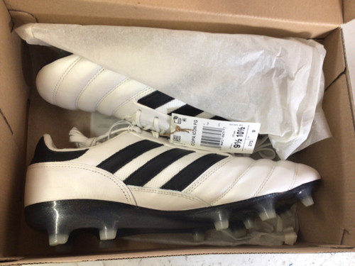 Vist Large View of Product Image Which is Used Adidas COPA ICON FG Soccer Cleats White And Black Senior 9.5