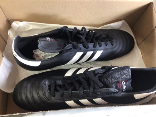 Vist Large View of Product Image Which is Used Adidas COPA MUNDIAL Soccer Cleats Black And White Senior 10.5