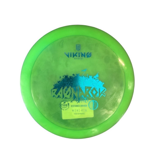Vist Large View of Product Image Which is Used VIKING RAGNAROK Disc Golf Driver Green