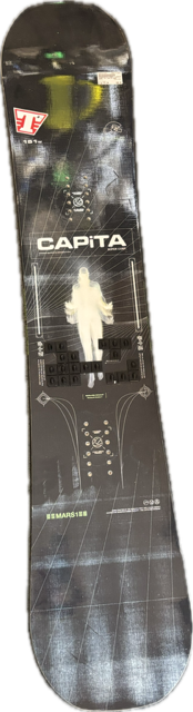 Vist Large View of Product Image Which is Used Capita MARS1 Mens Snowboard Only Black 151 cm